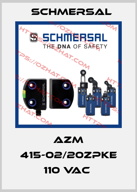 AZM 415-02/20ZPKE 110 VAC  Schmersal