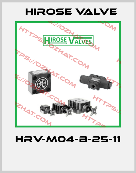 HRV-M04-B-25-11  Hirose Valve