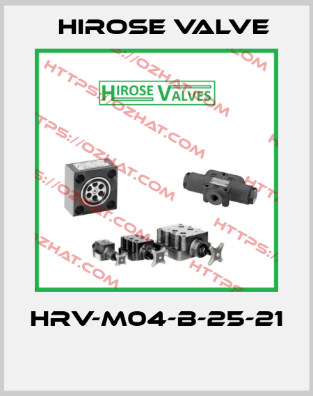 HRV-M04-B-25-21  Hirose Valve