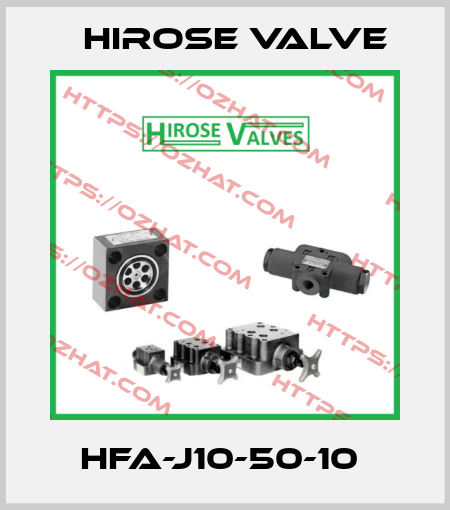 HFA-J10-50-10  Hirose Valve