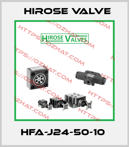 HFA-J24-50-10  Hirose Valve