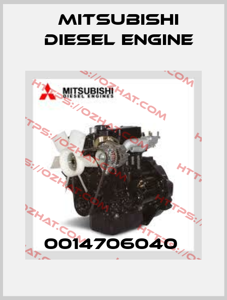 0014706040  Mitsubishi Diesel Engine