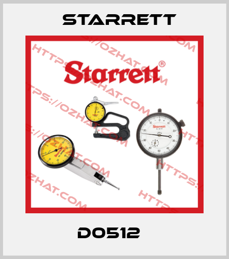 D0512   Starrett