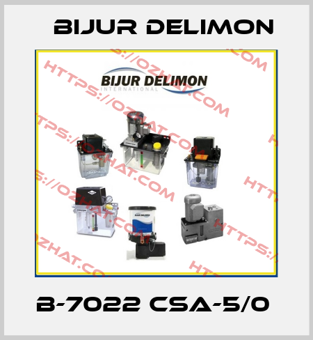 B-7022 CSA-5/0  Bijur Delimon