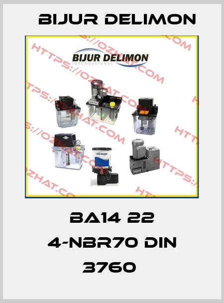 BA14 22 4-NBR70 DIN 3760  Bijur Delimon
