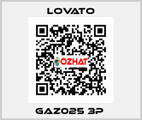 GAZ025 3P  Lovato