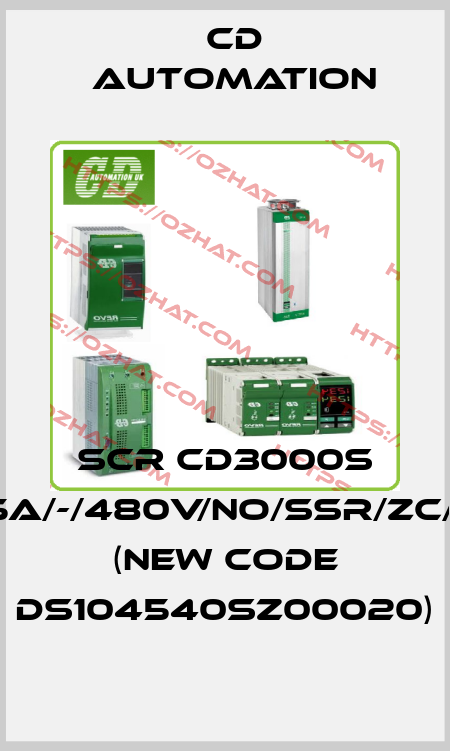 SCR CD3000S 1PH/45A/-/480V/NO/SSR/ZC/NF/EM (new code DS104540SZ00020) CD AUTOMATION