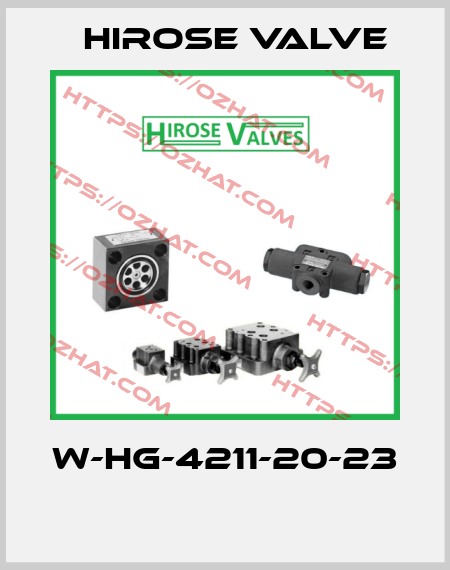 W-HG-4211-20-23  Hirose Valve