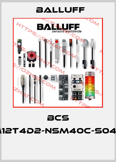 BCS M12T4D2-NSM40C-S04G  Balluff