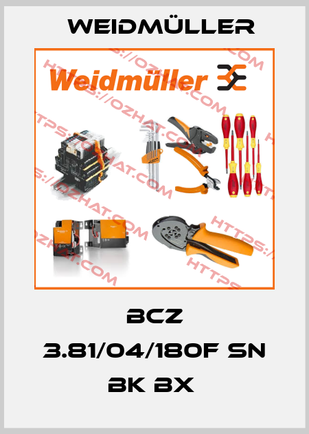 BCZ 3.81/04/180F SN BK BX  Weidmüller