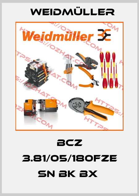 BCZ 3.81/05/180FZE SN BK BX  Weidmüller