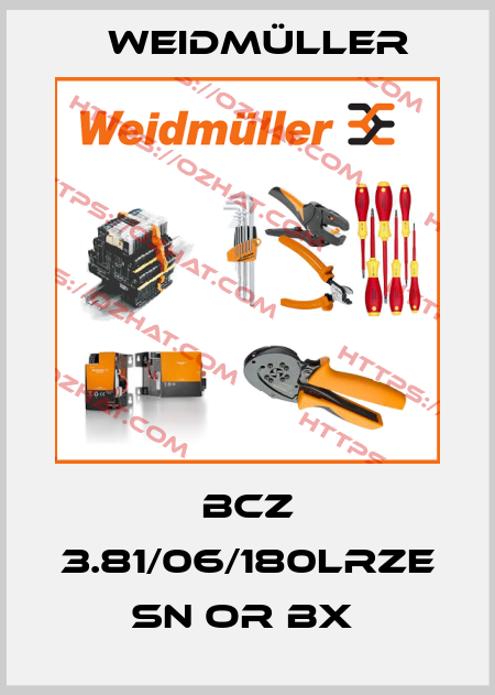 BCZ 3.81/06/180LRZE SN OR BX  Weidmüller