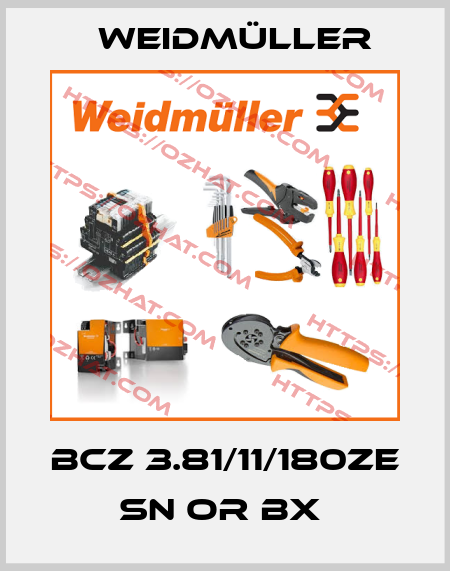 BCZ 3.81/11/180ZE SN OR BX  Weidmüller