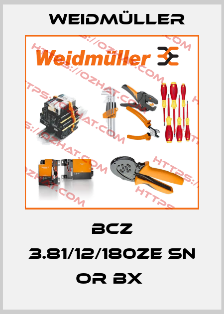 BCZ 3.81/12/180ZE SN OR BX  Weidmüller