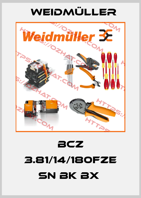 BCZ 3.81/14/180FZE SN BK BX  Weidmüller