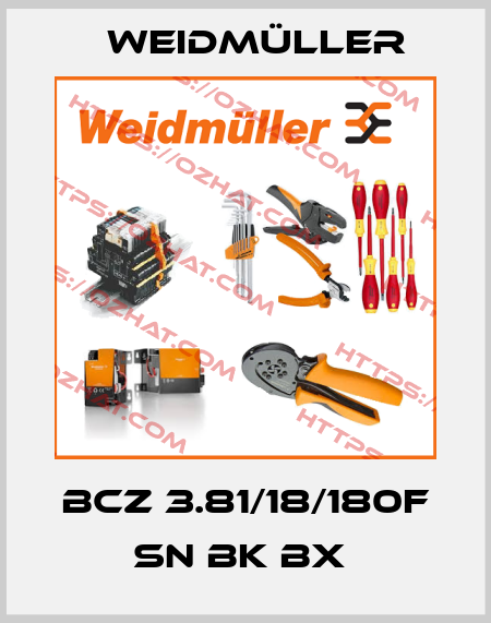 BCZ 3.81/18/180F SN BK BX  Weidmüller