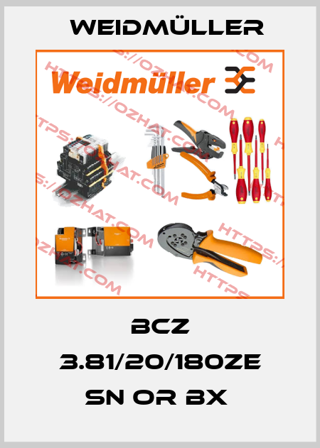 BCZ 3.81/20/180ZE SN OR BX  Weidmüller