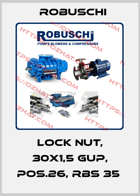 Lock nut, 30x1,5 GUP, Pos.26, RBS 35  Robuschi