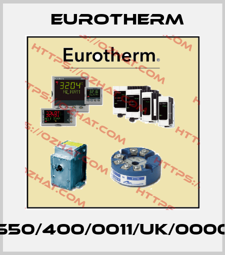 584SV/0550/400/0011/UK/0000/00/000/ Eurotherm