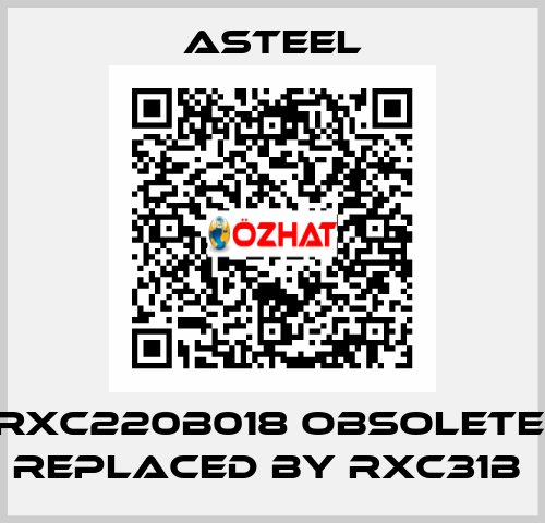RXC220B018 obsolete, replaced by RXC31B  ASTEEL