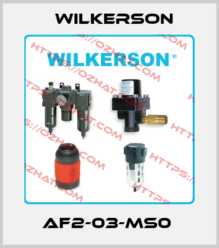 AF2-03-MS0  Wilkerson
