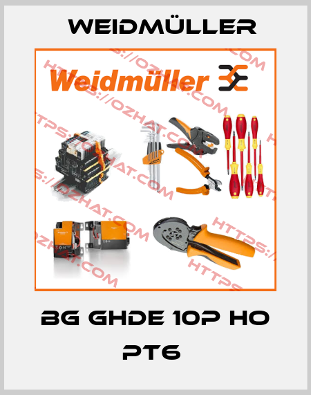 BG GHDE 10P HO PT6  Weidmüller