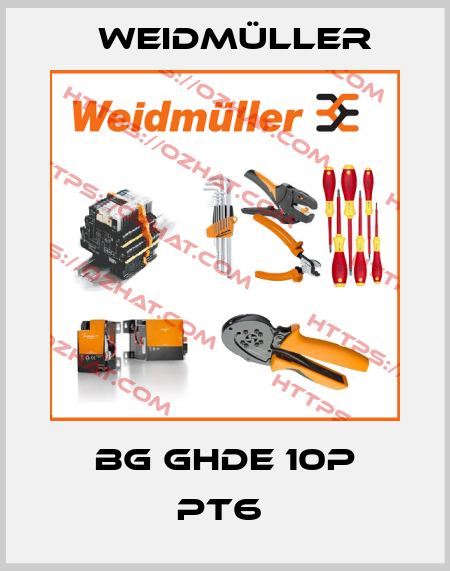 BG GHDE 10P PT6  Weidmüller