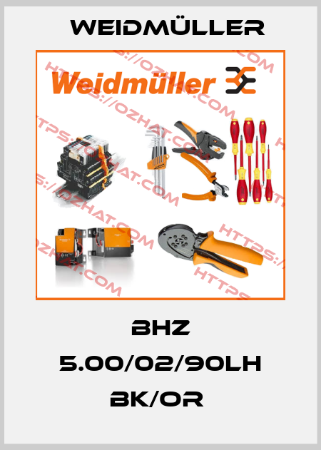 BHZ 5.00/02/90LH BK/OR  Weidmüller