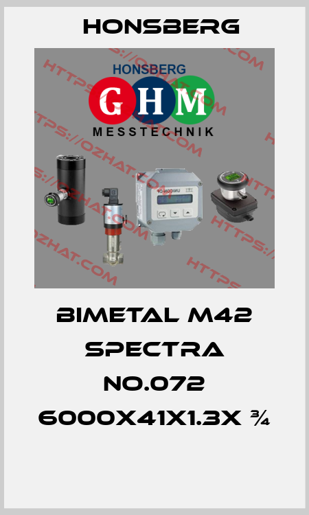 BIMETAL M42 SPECTRA NO.072 6000X41X1.3X ¾  Honsberg