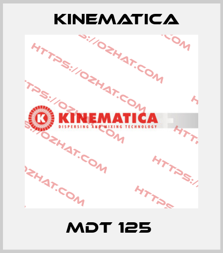 MDT 125  Kinematica