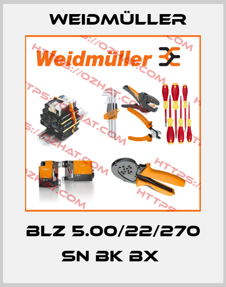 BLZ 5.00/22/270 SN BK BX  Weidmüller