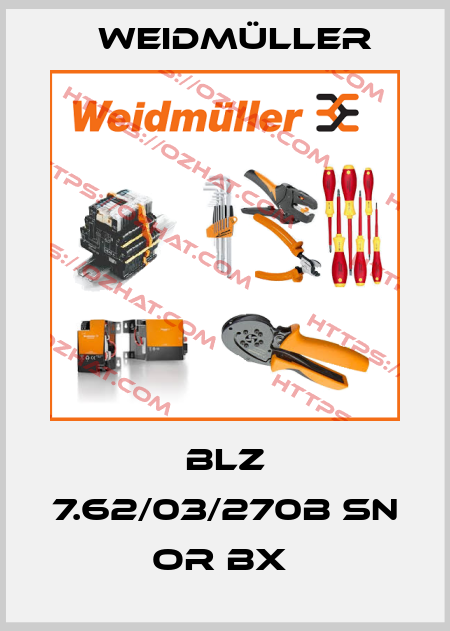 BLZ 7.62/03/270B SN OR BX  Weidmüller