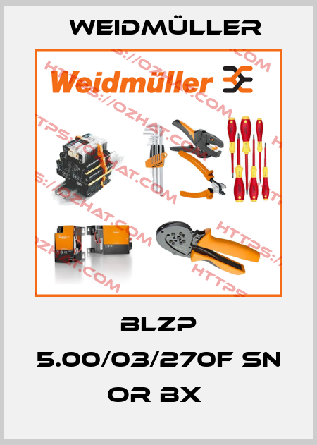 BLZP 5.00/03/270F SN OR BX  Weidmüller