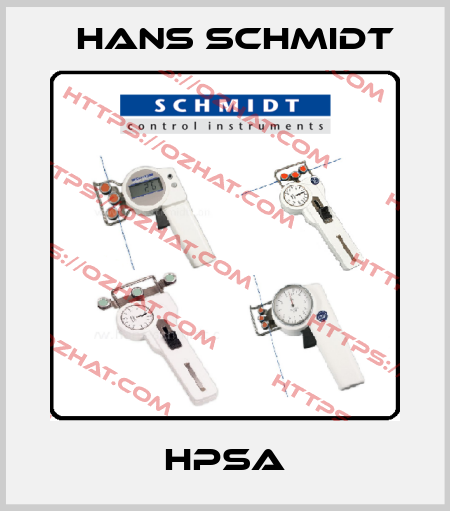 HPSA Hans Schmidt
