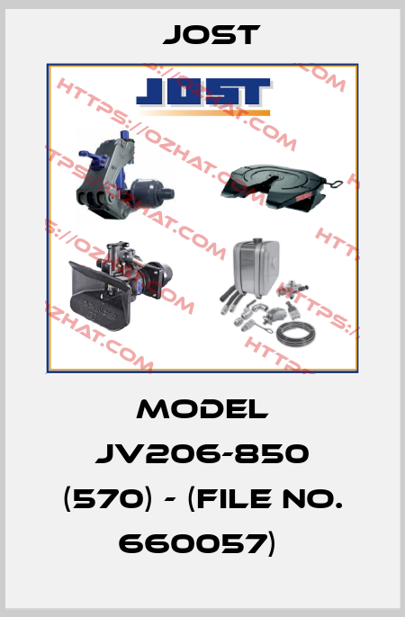 MODEL JV206-850 (570) - (FILE NO. 660057)  Jost