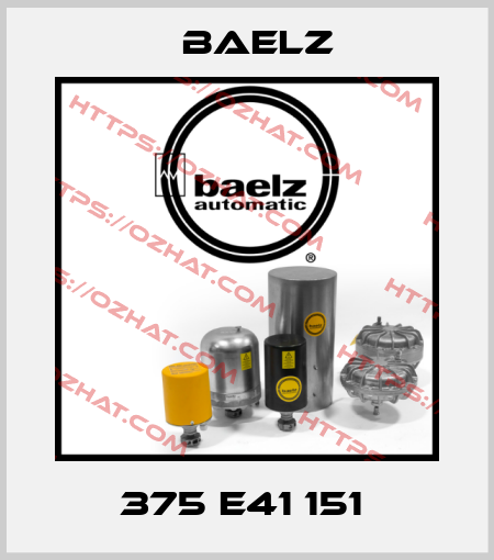 375 E41 151  Baelz