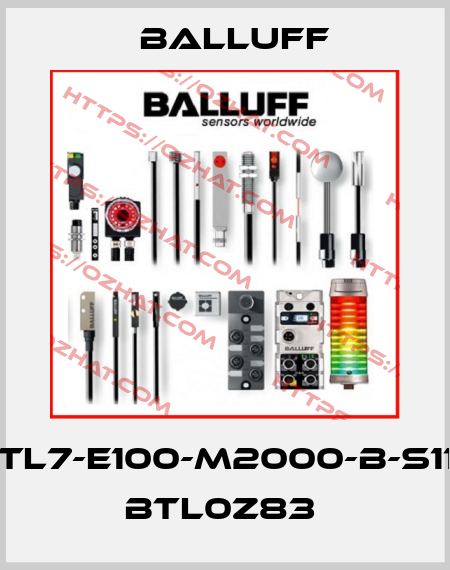 BTL7-E100-M2000-B-S115   BTL0Z83  Balluff