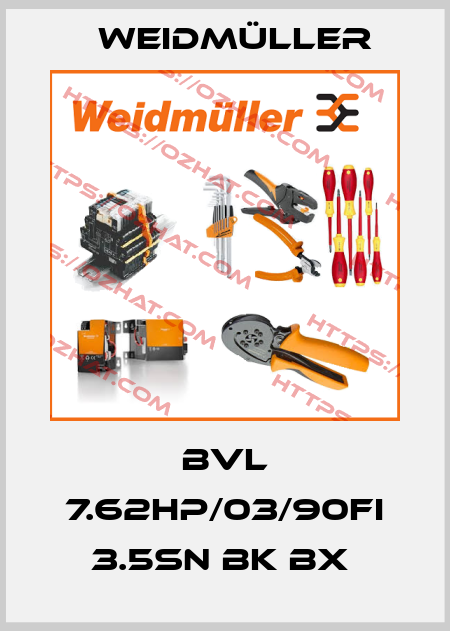 BVL 7.62HP/03/90FI 3.5SN BK BX  Weidmüller