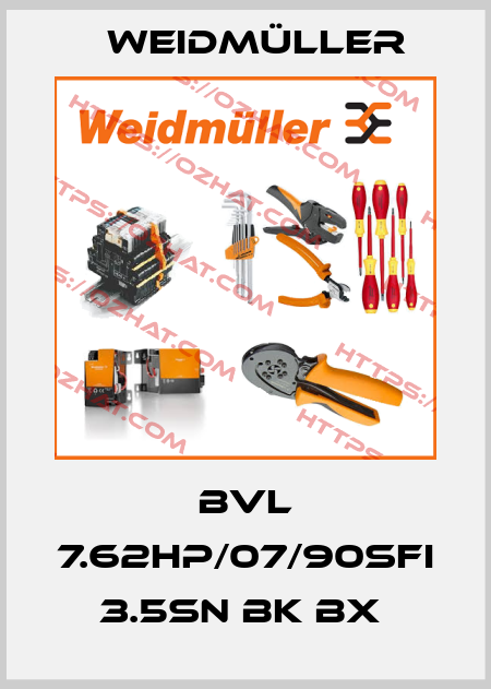BVL 7.62HP/07/90SFI 3.5SN BK BX  Weidmüller