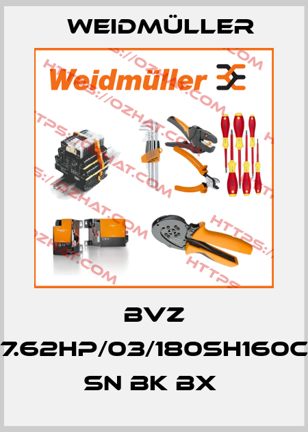 BVZ 7.62HP/03/180SH160C SN BK BX  Weidmüller