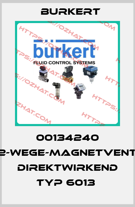 00134240 2/2-WEGE-MAGNETVENTIL, DIREKTWIRKEND TYP 6013  Burkert