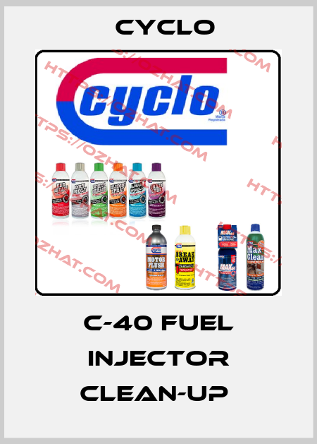 C-40 FUEL INJECTOR CLEAN-UP  Cyclo