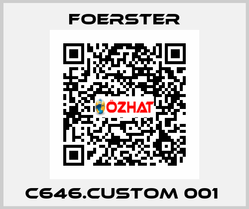 C646.CUSTOM 001  Foerster