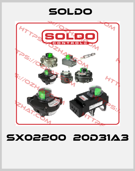 SX02200‐20D31A3  Soldo