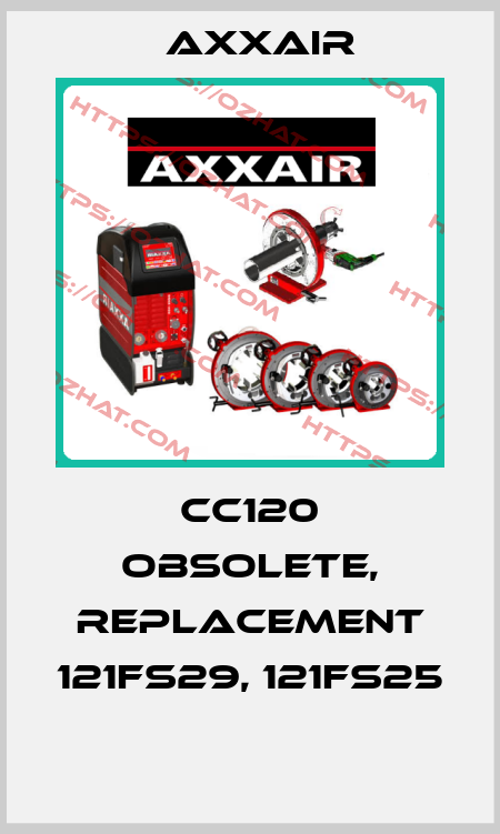CC120 obsolete, replacement 121FS29, 121FS25  Axxair