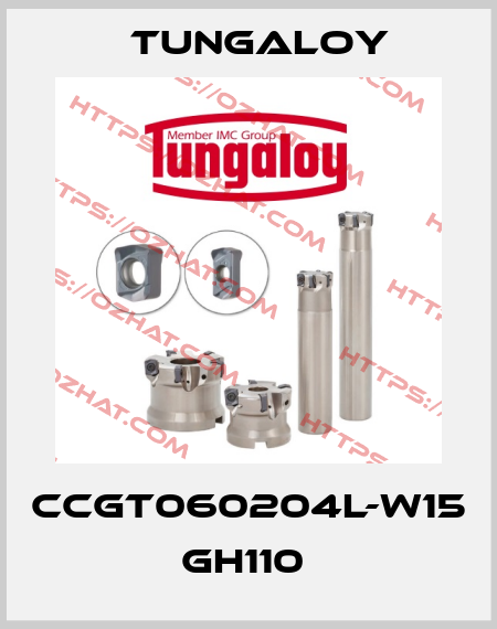 CCGT060204L-W15 GH110  Tungaloy