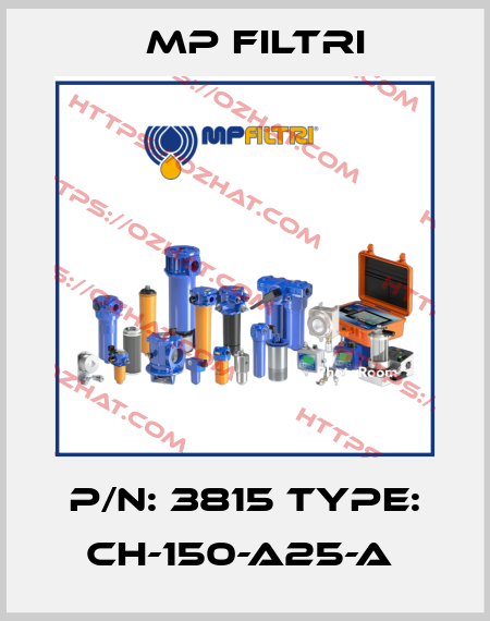 P/N: 3815 Type: CH-150-A25-A  MP Filtri