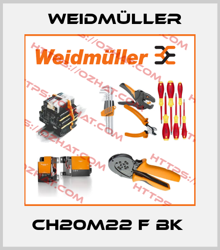 CH20M22 F BK  Weidmüller