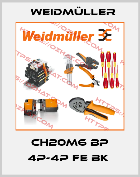 CH20M6 BP 4P-4P FE BK  Weidmüller