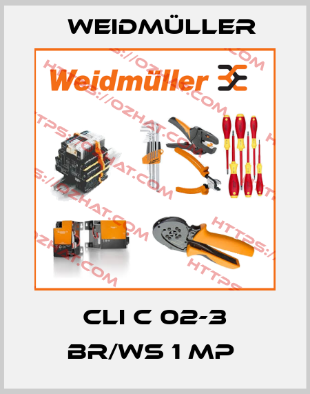 CLI C 02-3 BR/WS 1 MP  Weidmüller